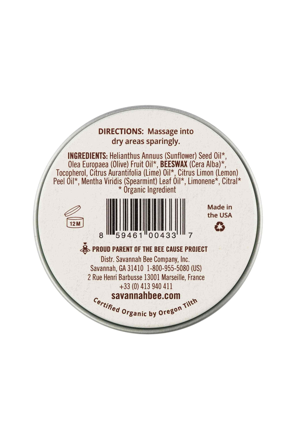 Original Spearmint Beeswax Salve