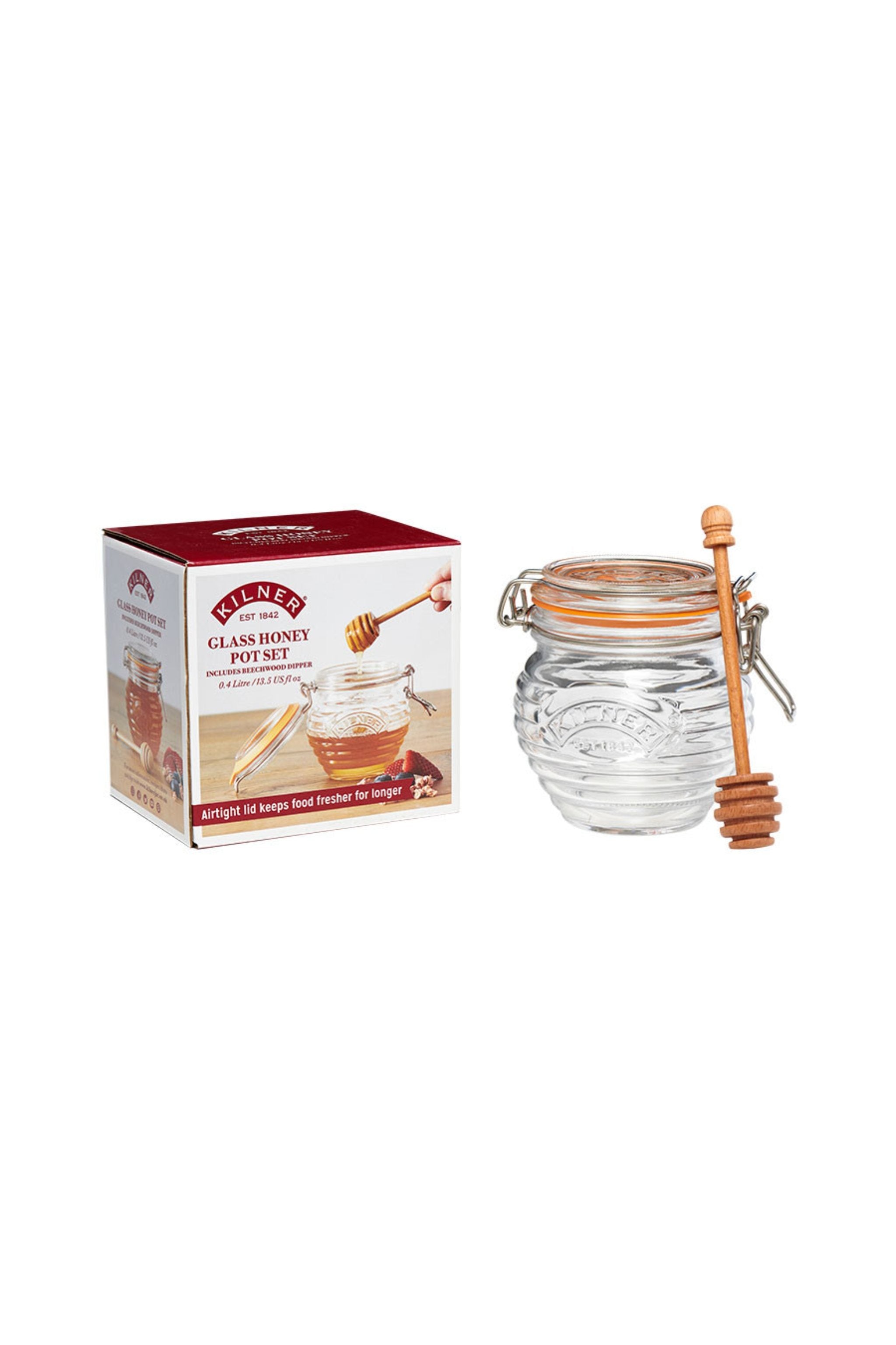 Kilner Glass Honey Pot Set 13.5oz