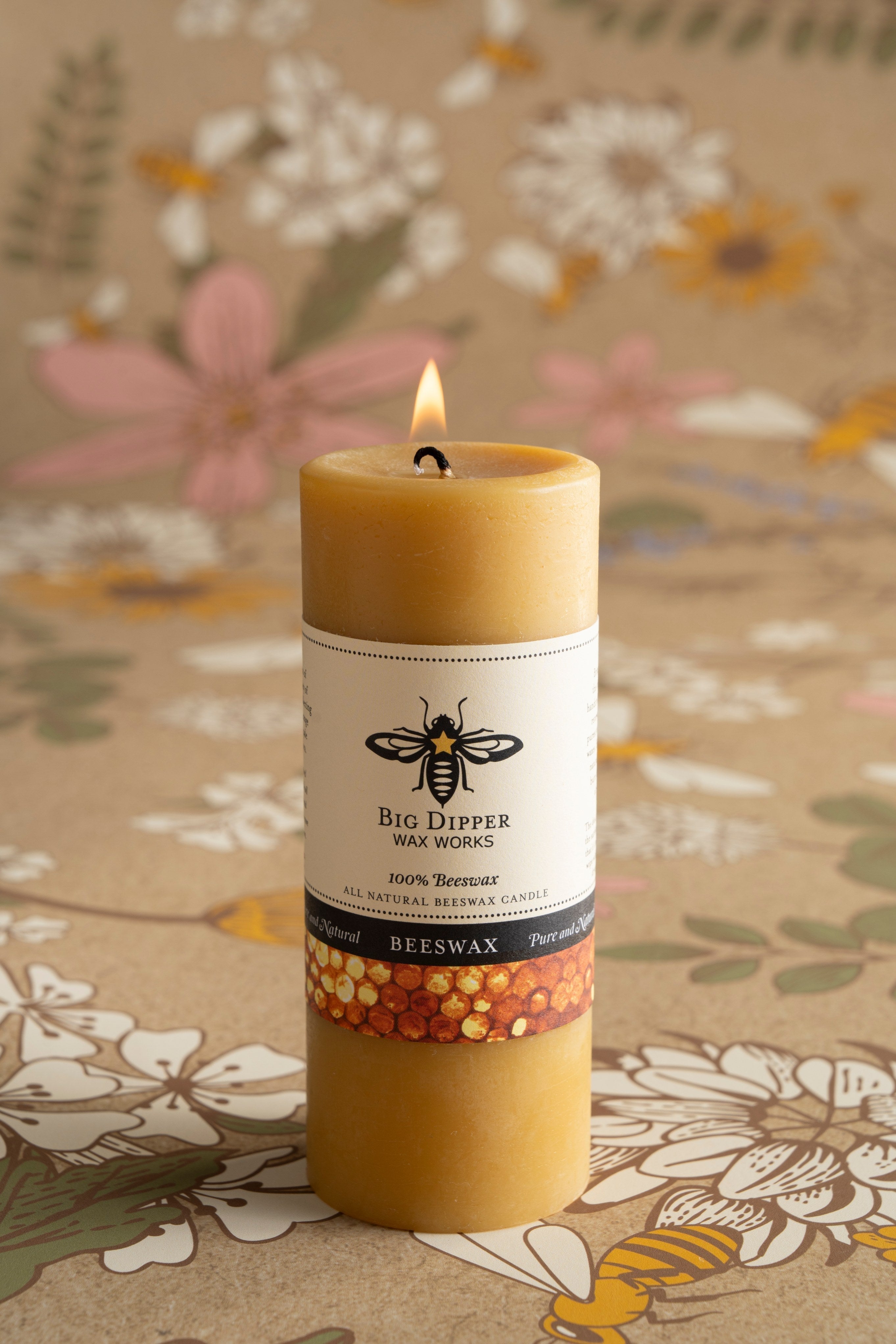 100% Pure Organic Beeswax Candles